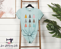 Christmas trees / leopard / DTF /cheetah / zebra / animal print / December/ Bella canvas / tshirts for women / Christmas shirt gifts - Sew Stitching Cute Handmade 
